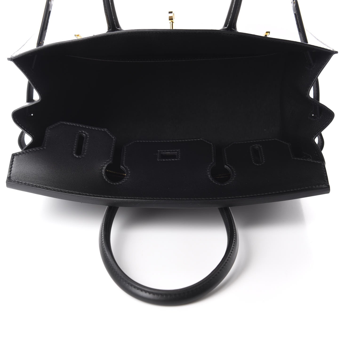 Hermes Veau Monsieur Birkin Sellier 30 Black 5 of 11