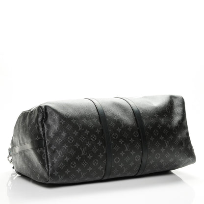 Louis Vuitton X FUJIWARA Monogram Eclipse Flash Fragment Keepall Bandouliere 55 4 of 7