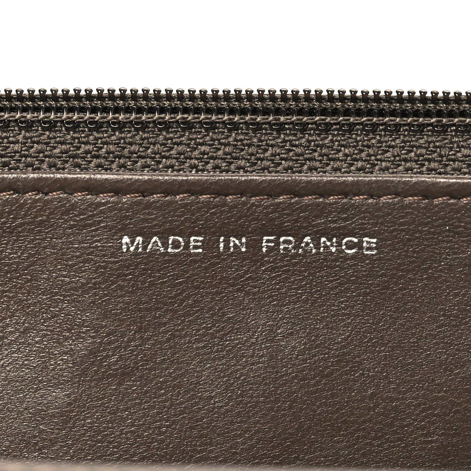 Chanel Snakeskin Wallet On Chain WOC Brown Silver 7 of 11