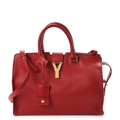 Saint Laurent Calfskin Small Classic Y Cabas Red 1 of 13