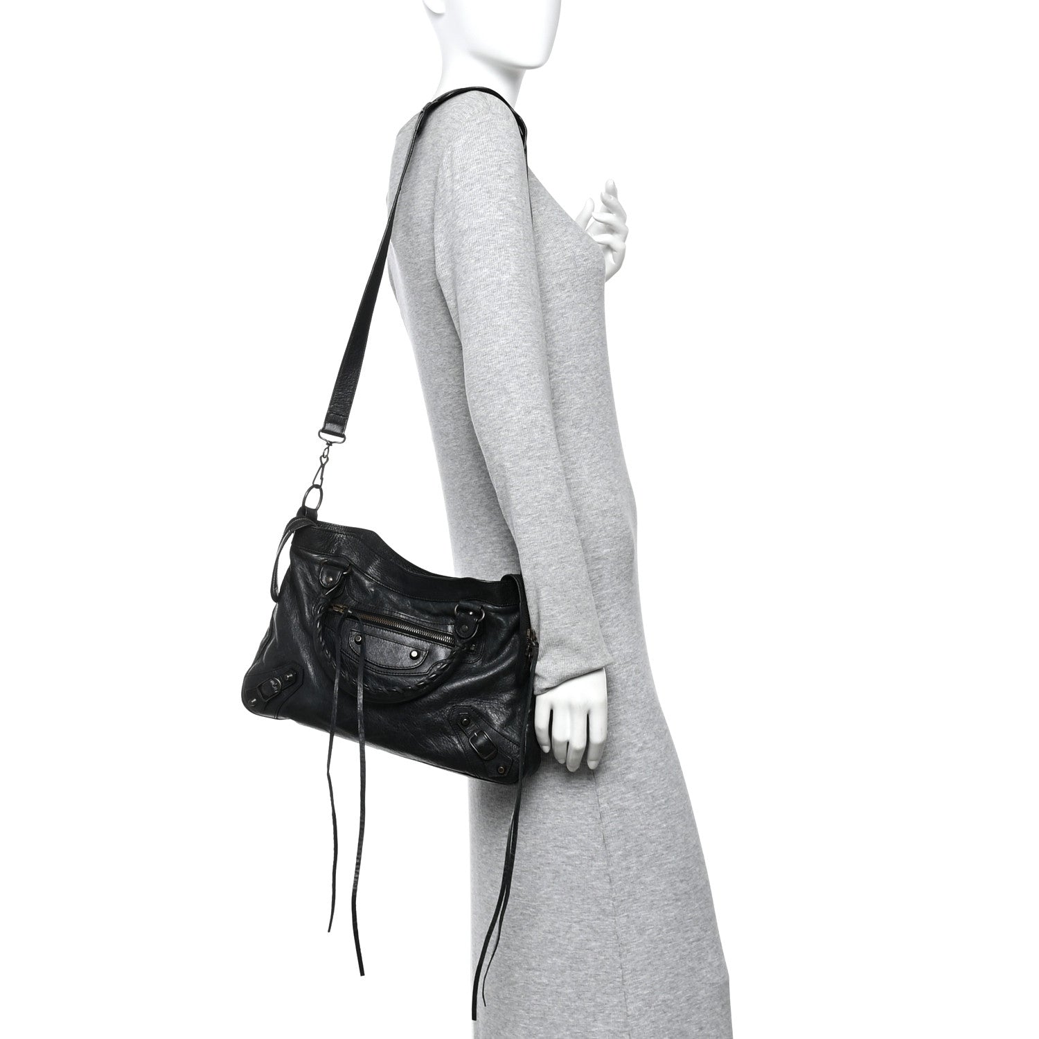 Balenciaga Agneau Classic Hardware Town Black 2 of 14