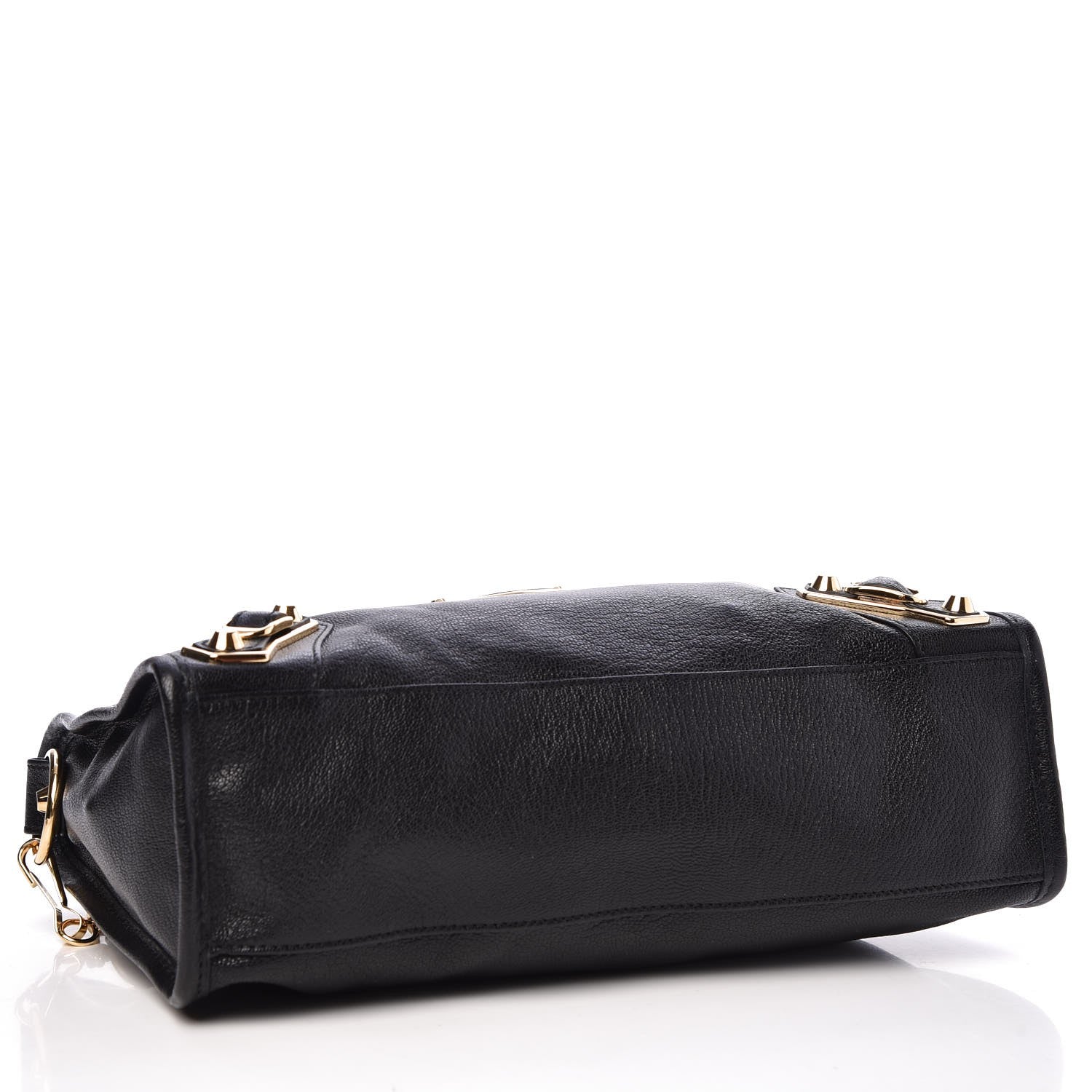Balenciaga Chevre Gold Metallic Edge Hardware S City Black 5 of 8