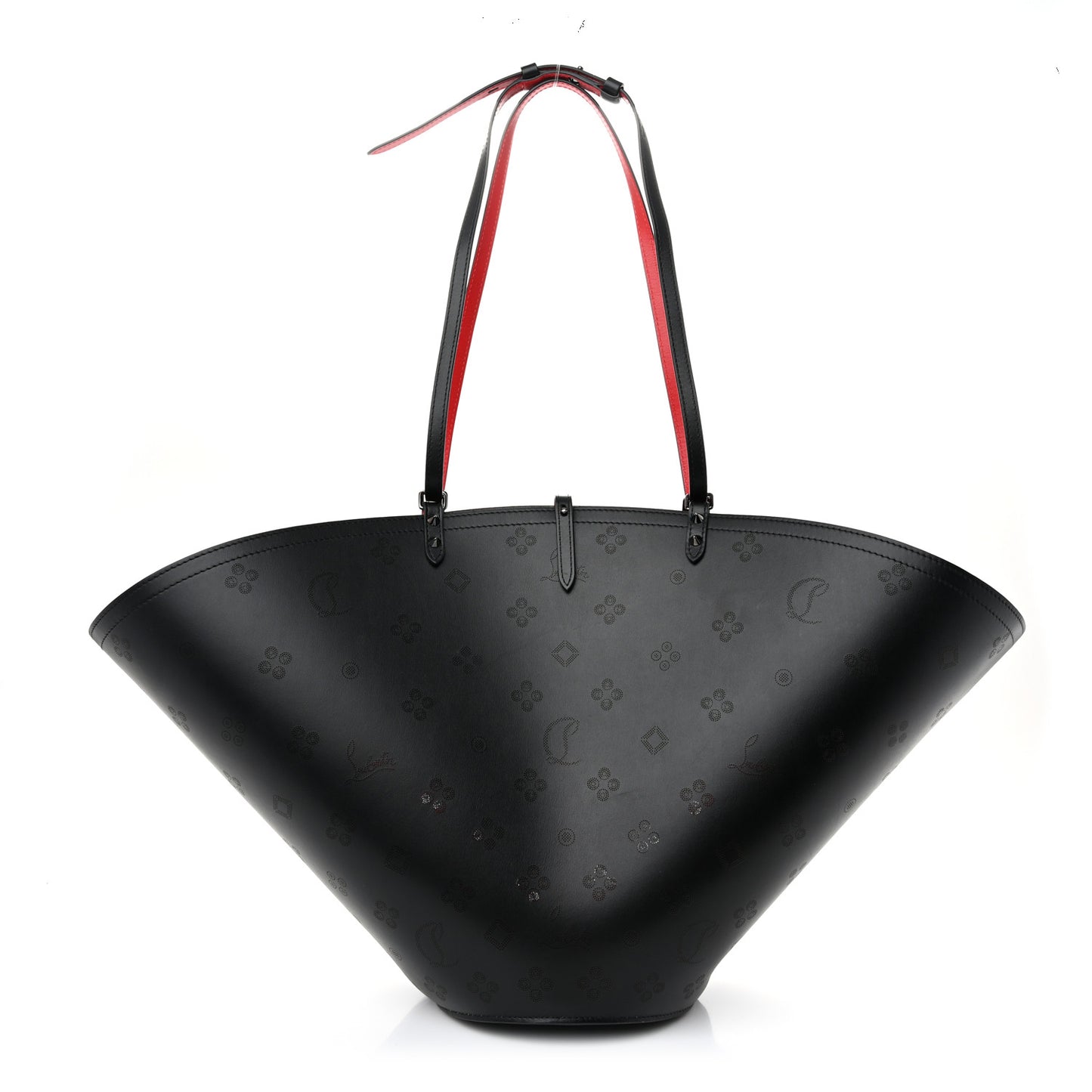 Calfskin Loubinthesky Loubifever Tote Black