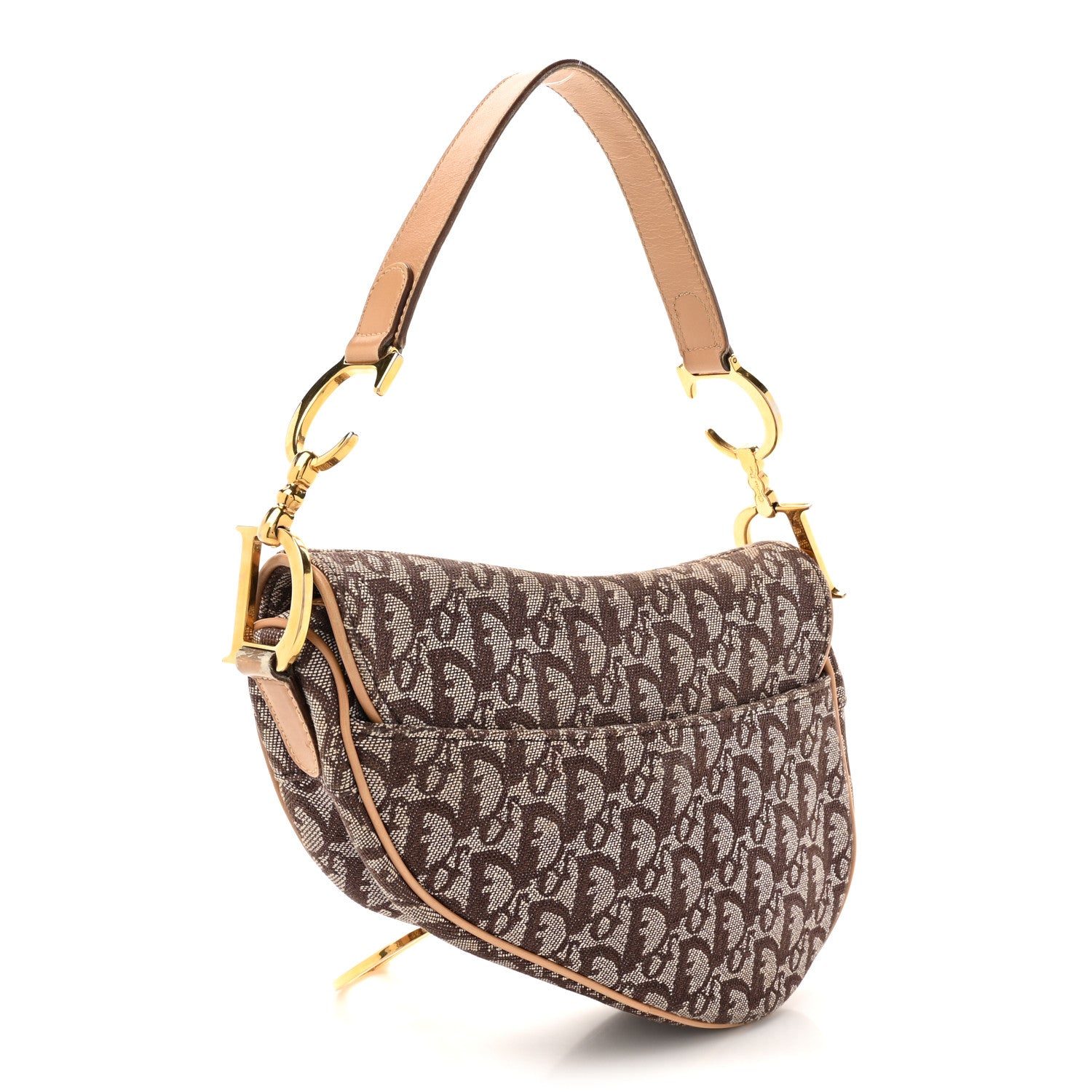 Christian Dior Monogram Saddle Bag Brown 2 of 15