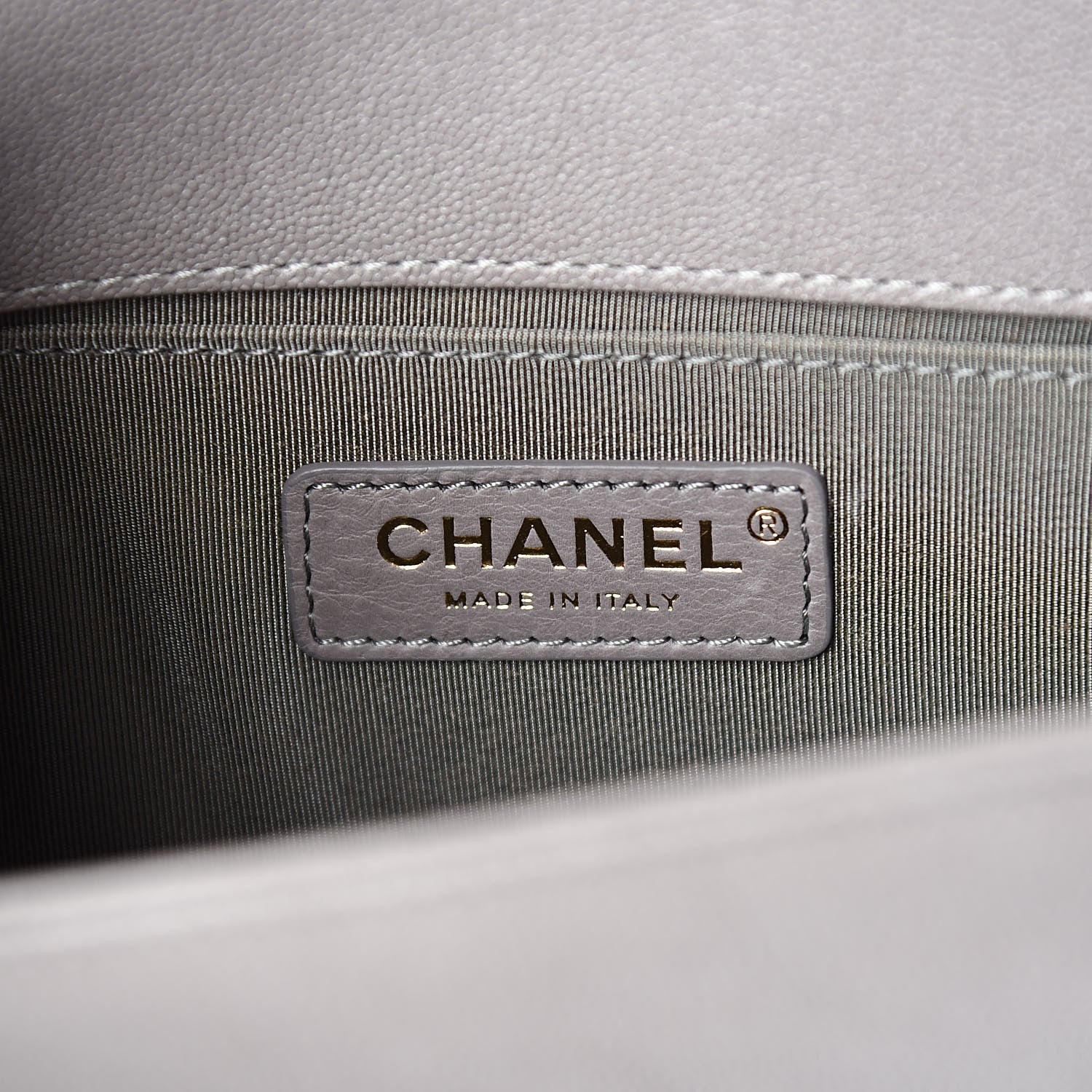 Chanel Caviar Quilted Small Boy Flap Grey 6 of 11