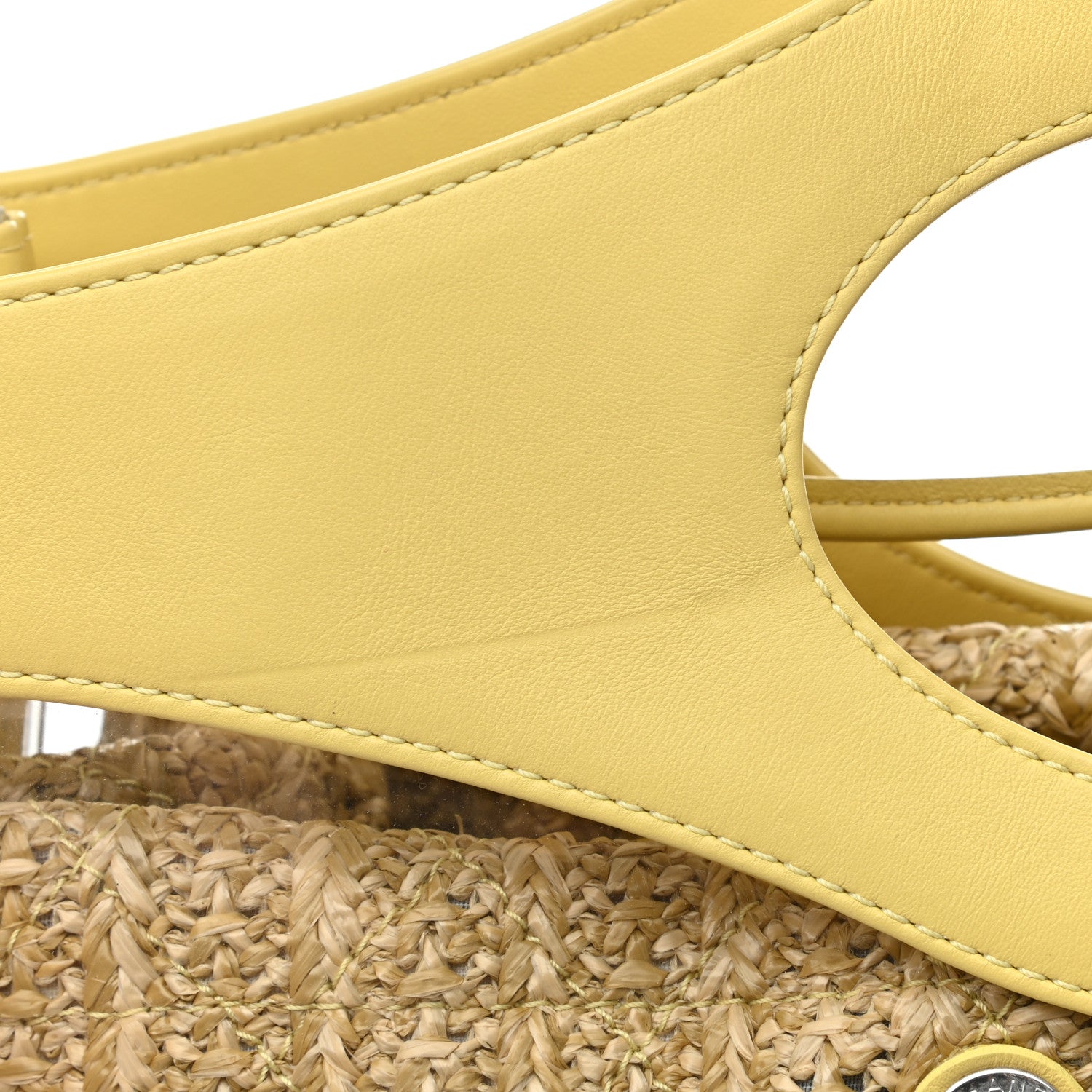 Chanel Calfskin PVC Chanel 31 Bag Yellow 13 of 14