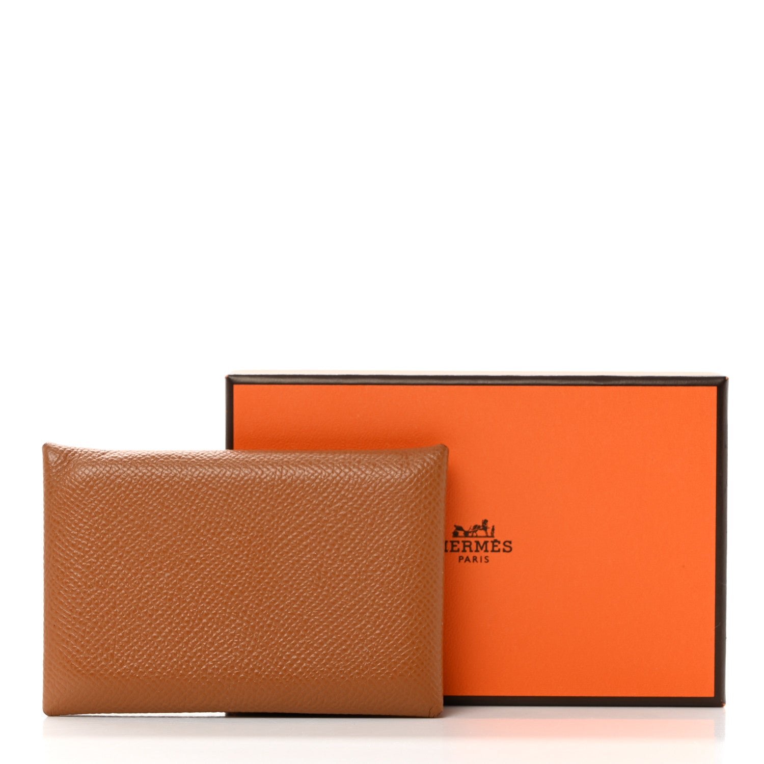 Hermes Epsom Calvi Card Case Gold 8 of 8