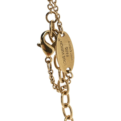 Louis Vuitton Enamel LV Iconic Necklace Gold Pink 5 of 7