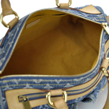 Louis Vuitton Monogram Denim Neo Speedy Blue 6 of 8