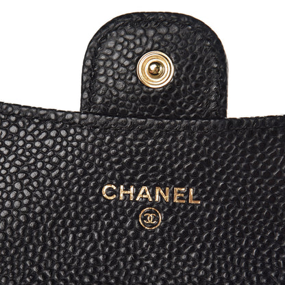 Chanel Caviar Quilted Flap Card Holder Black 5 of 9