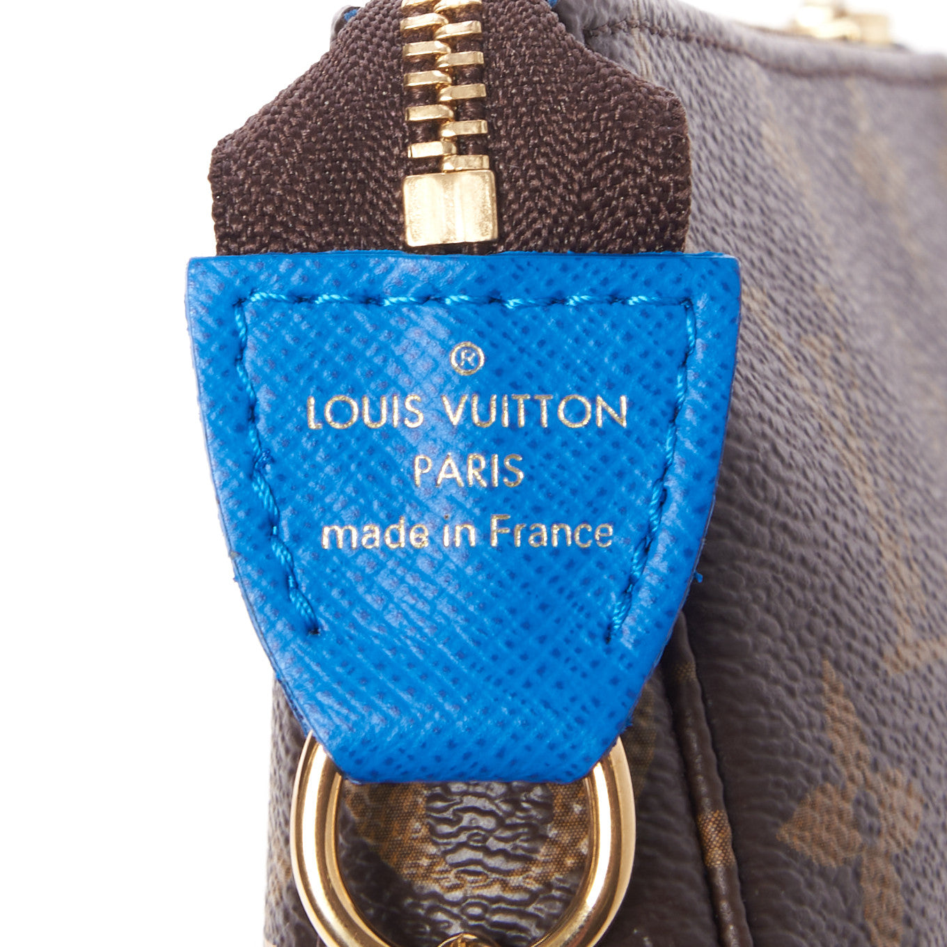 Louis Vuitton Monogram 2019 Christmas Animation Mini Venice Pochette Accessories Blue 7 of 8