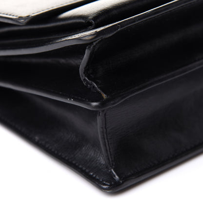 Saint Laurent Calfskin Medium Monogram Sunset Black 14 of 20