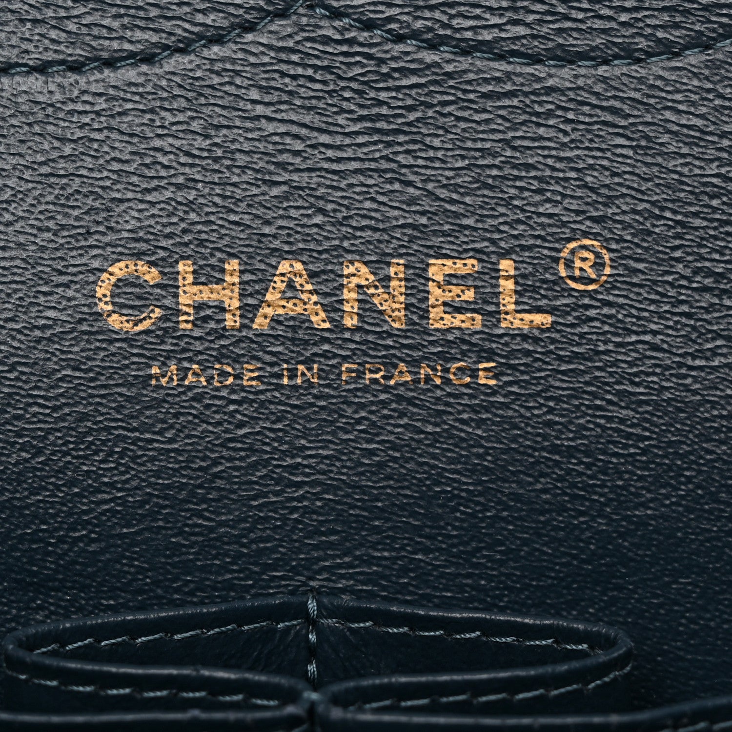 Chanel Metallic Caviar Quilted Jumbo Double Flap Dark Blue 6 of 15