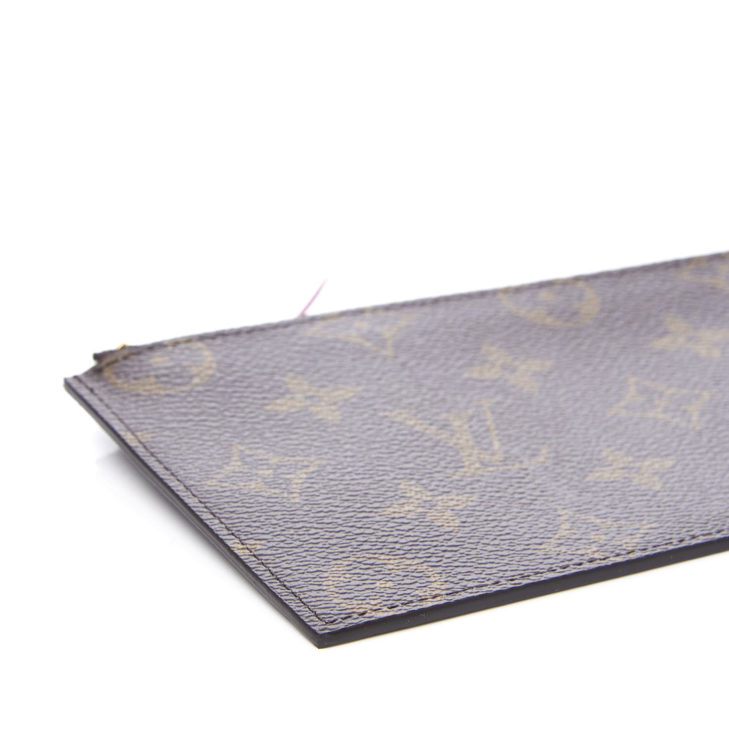 Monogram Felicie Chain Wallet Zippered Insert Fuchsia