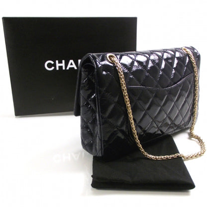 Chanel Distressed Patent 2.55 Reissue 227 Jumbo Flap Navy 3 of 10