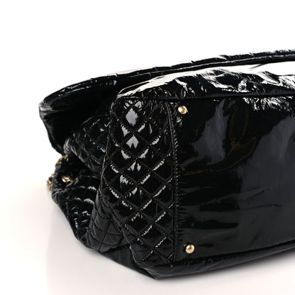 Chanel Vinyl XL Rock and Chain Flap Black 8 of 9