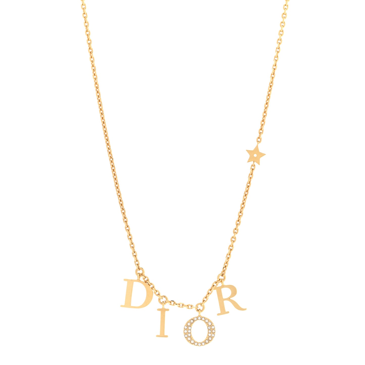 Crystal Dio(r)evolution Necklace Gold