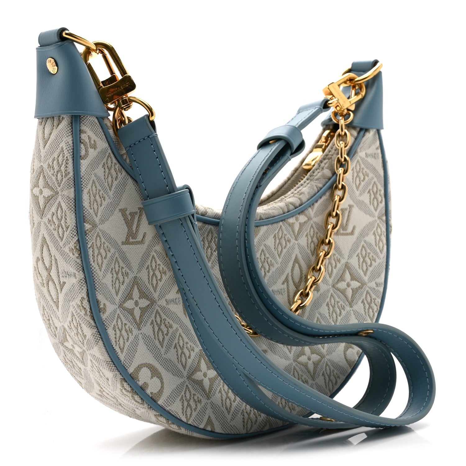 Louis Vuitton Jacquard Since 1854 Loop White Blue 3 of 11