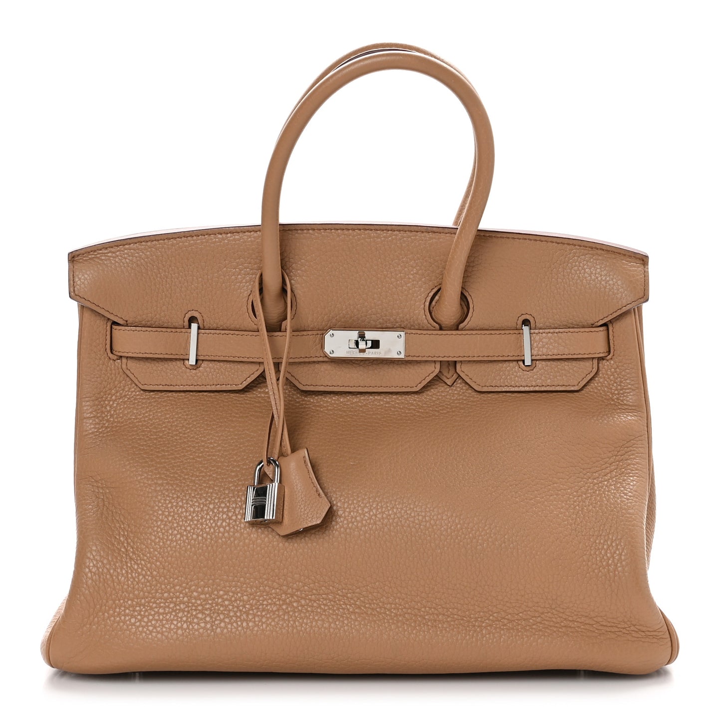 Taurillon Clemence BIRKIN 35 Camel Tabac