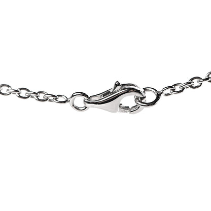 Cartier 18K White Gold Interlocking LOVE Necklace 5 of 8