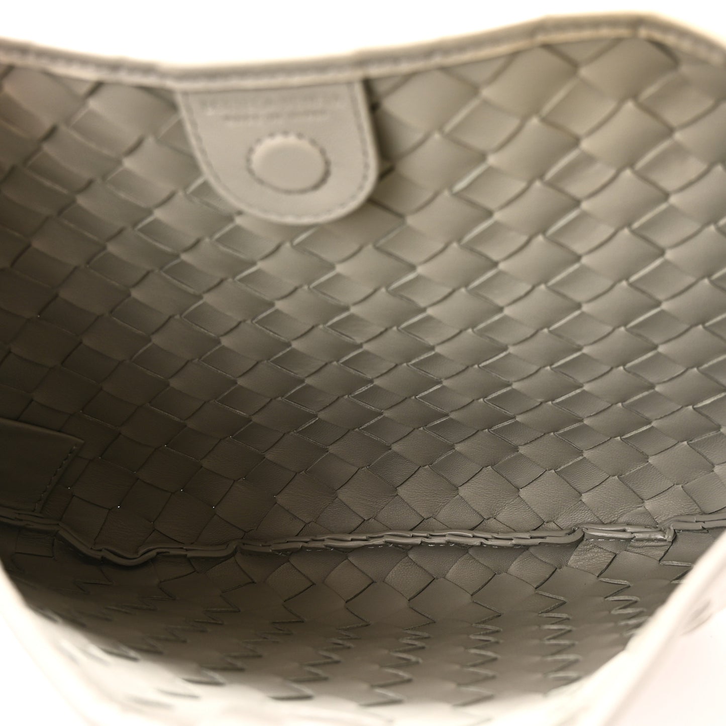 Nappa Intrecciato Sardine Bag Agate Grey