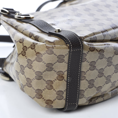 Gucci Crystal Monogram Medium Abbey Shoulder Bag Dark Brown 5 of 9