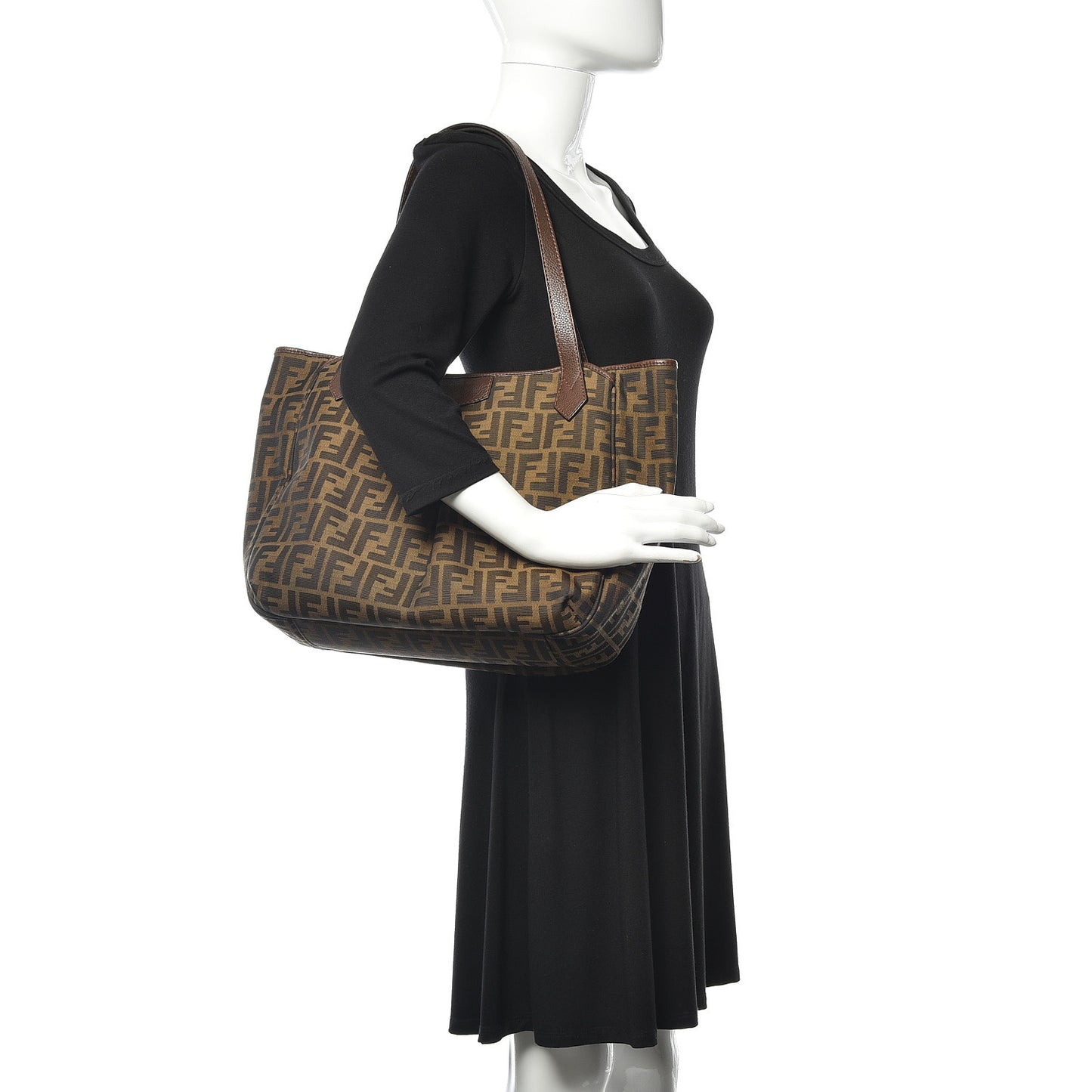 Zucca Vitello Artic Grande Shopping Tote Tobacco Castagna