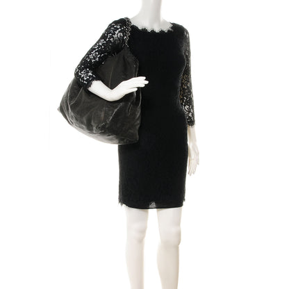 Chanel Distressed Caviar XL Coco Cabas Black 2 of 7