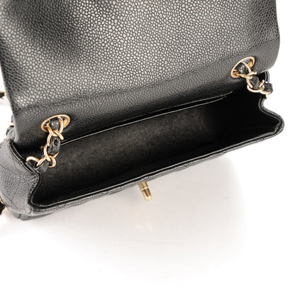 Chanel Caviar Quilted Mini Rectangular Flap Black 5 of 6