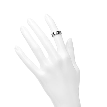 Cartier 18K White Gold 5.5mm LOVE Ring 46 3.75 2 of 5