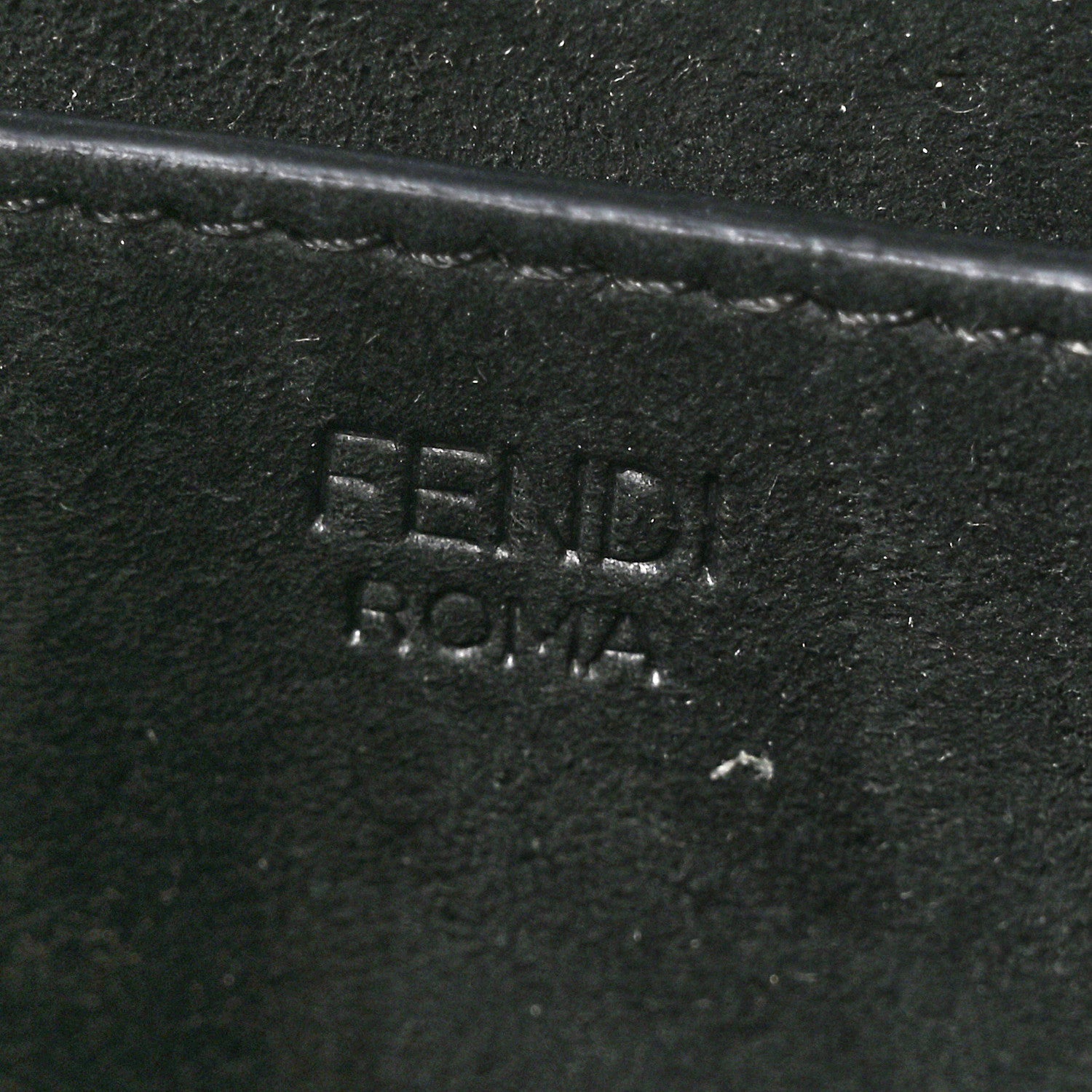 Fendi Vitello King Plexiglass Logo Embossed Small Fendi Sunshine Shopper Tote Black 6 of 9