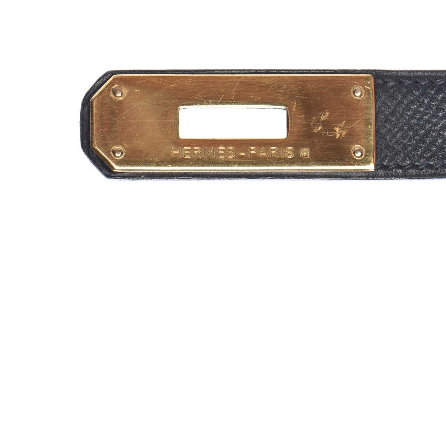 Hermes Courchevel Kelly Retourne 35 Bleu Marine 28 of 28