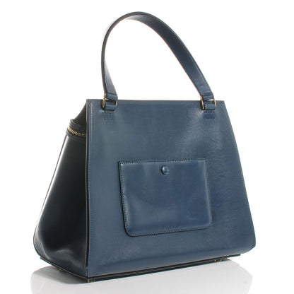 Celine Smooth Calfskin Medium Edge Shoulder Bag Deepsea 3 of 10