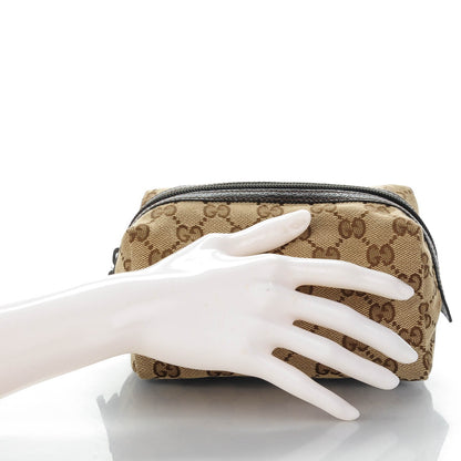 Gucci Monogram Large Cosmetic Case Brown 2 of 7
