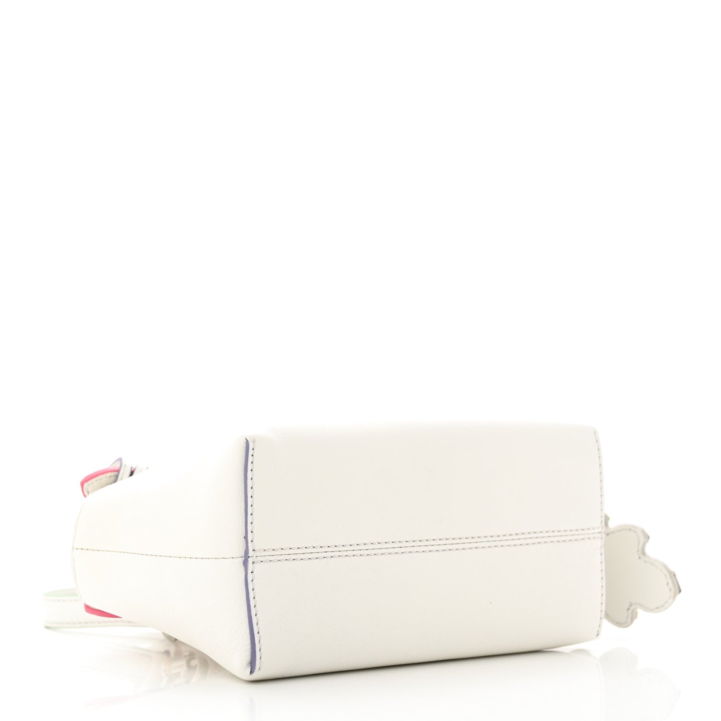 Vitello Dolce Crystal Croc Tail Mini By The Way Boston Bag White Ice Multicolor