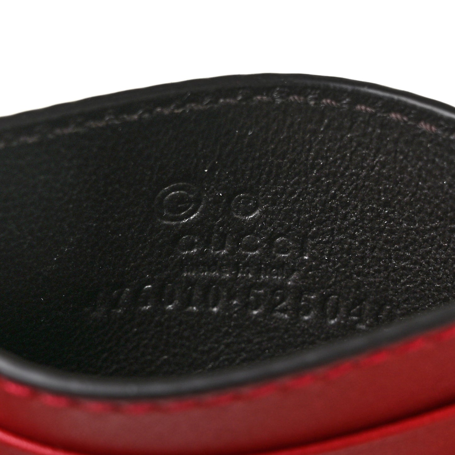 Microguccissima Card Holder Red