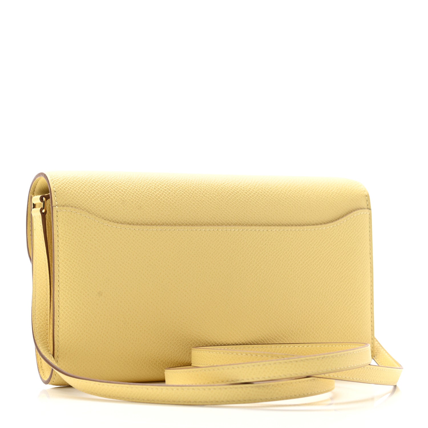 Hermes Epsom Constance Long Wallet To Go Wallet Jaune Poussin 3 of 9