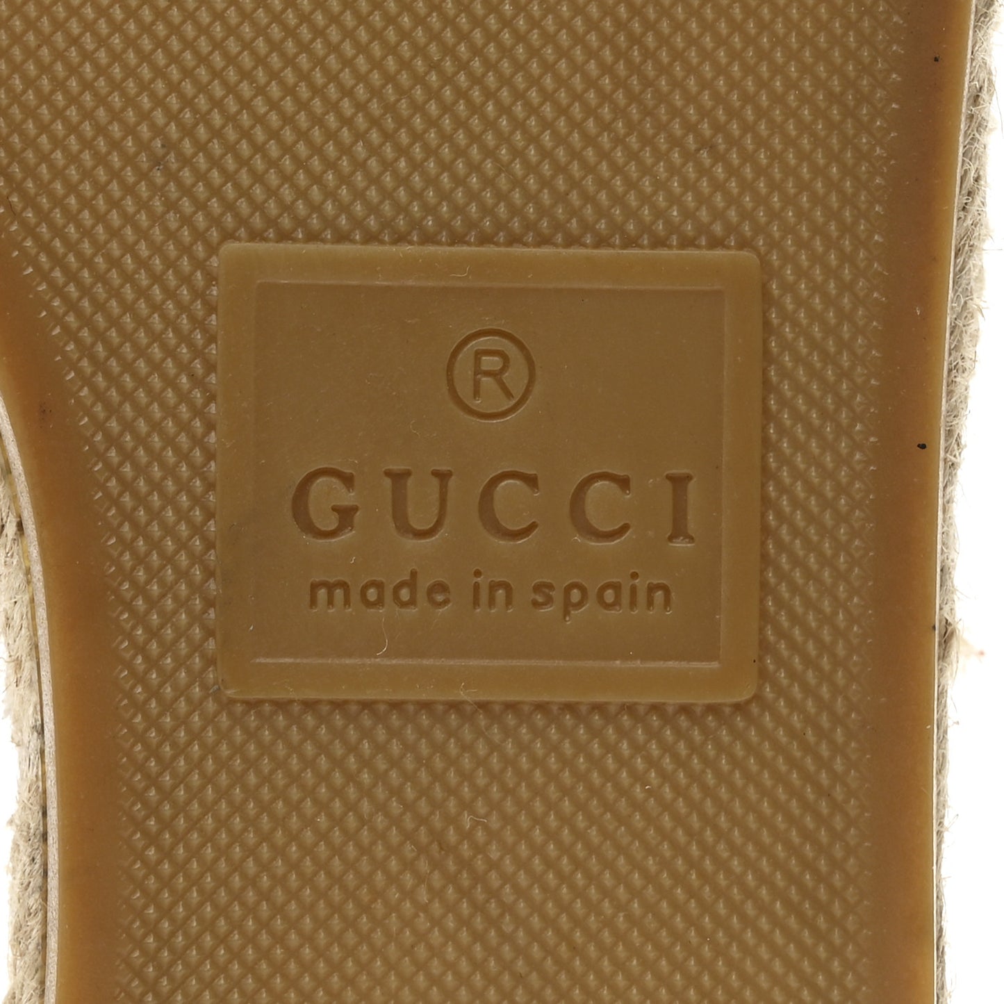 Monogram Matelasse GG Marmont Espadrille 20mm Slide Sandals 37.5 Beige Ebony Black