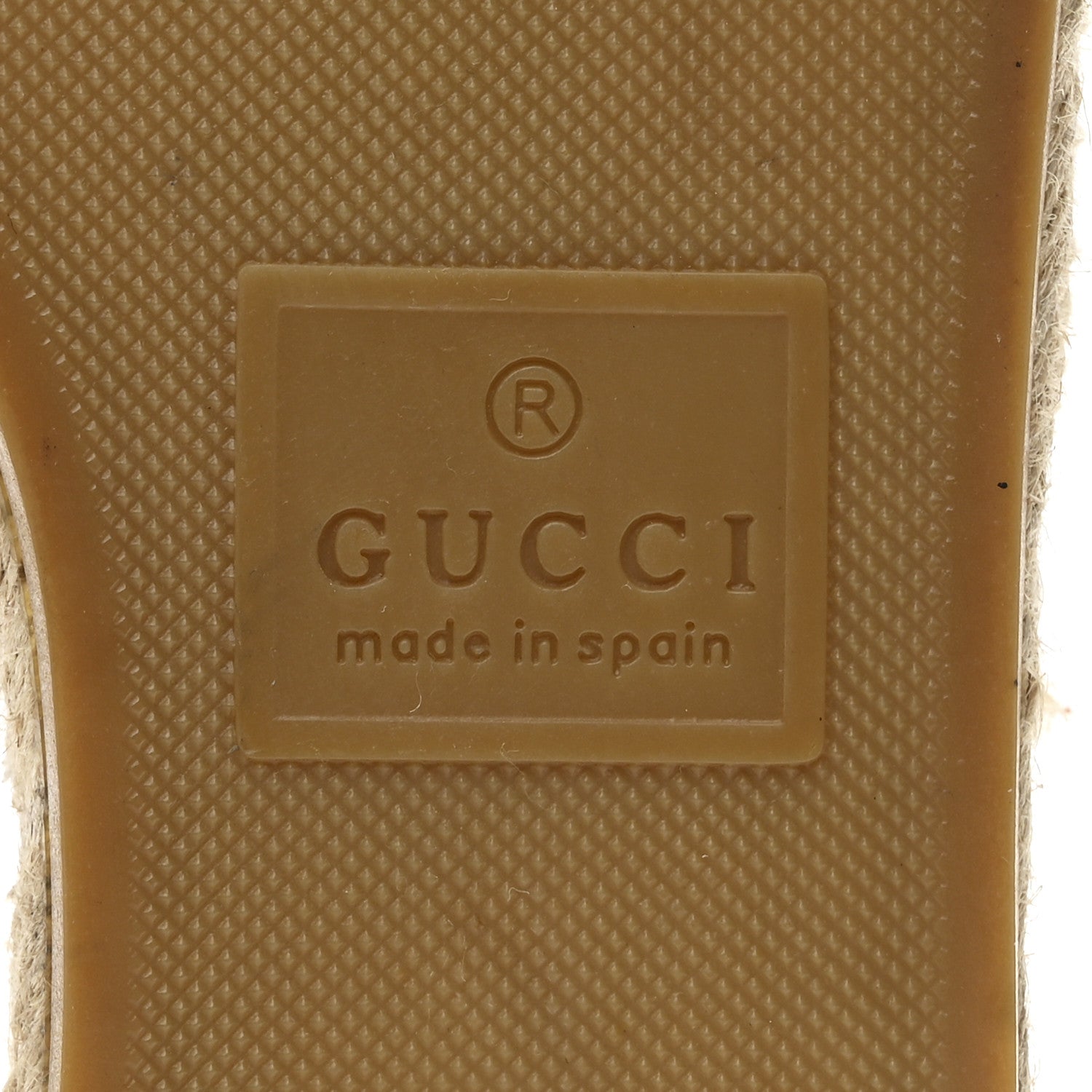 Gucci Monogram Matelasse GG Marmont Espadrille 20mm Slide Sandals 37.5 Beige Ebony Black 7 of 9