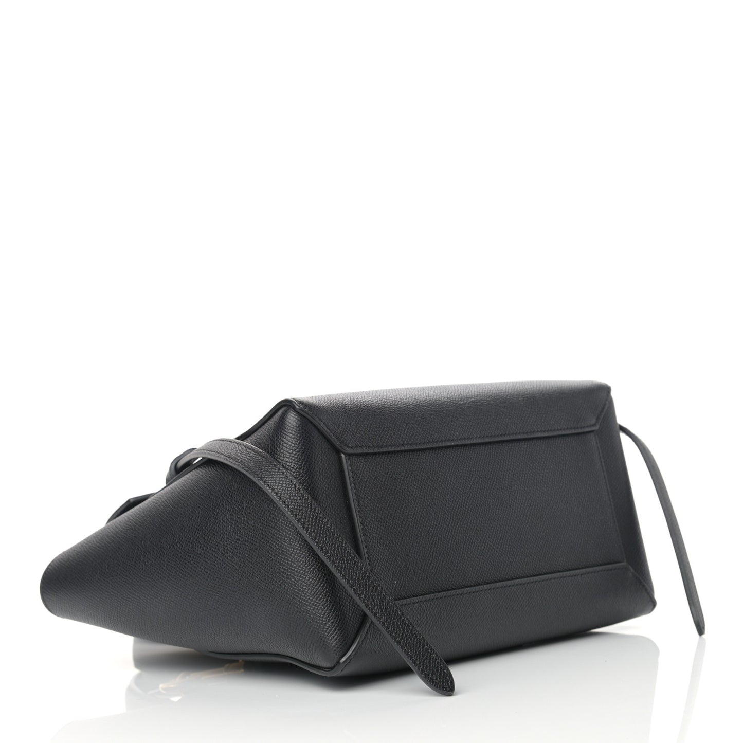 Grained Calfskin Micro Belt Bag Black