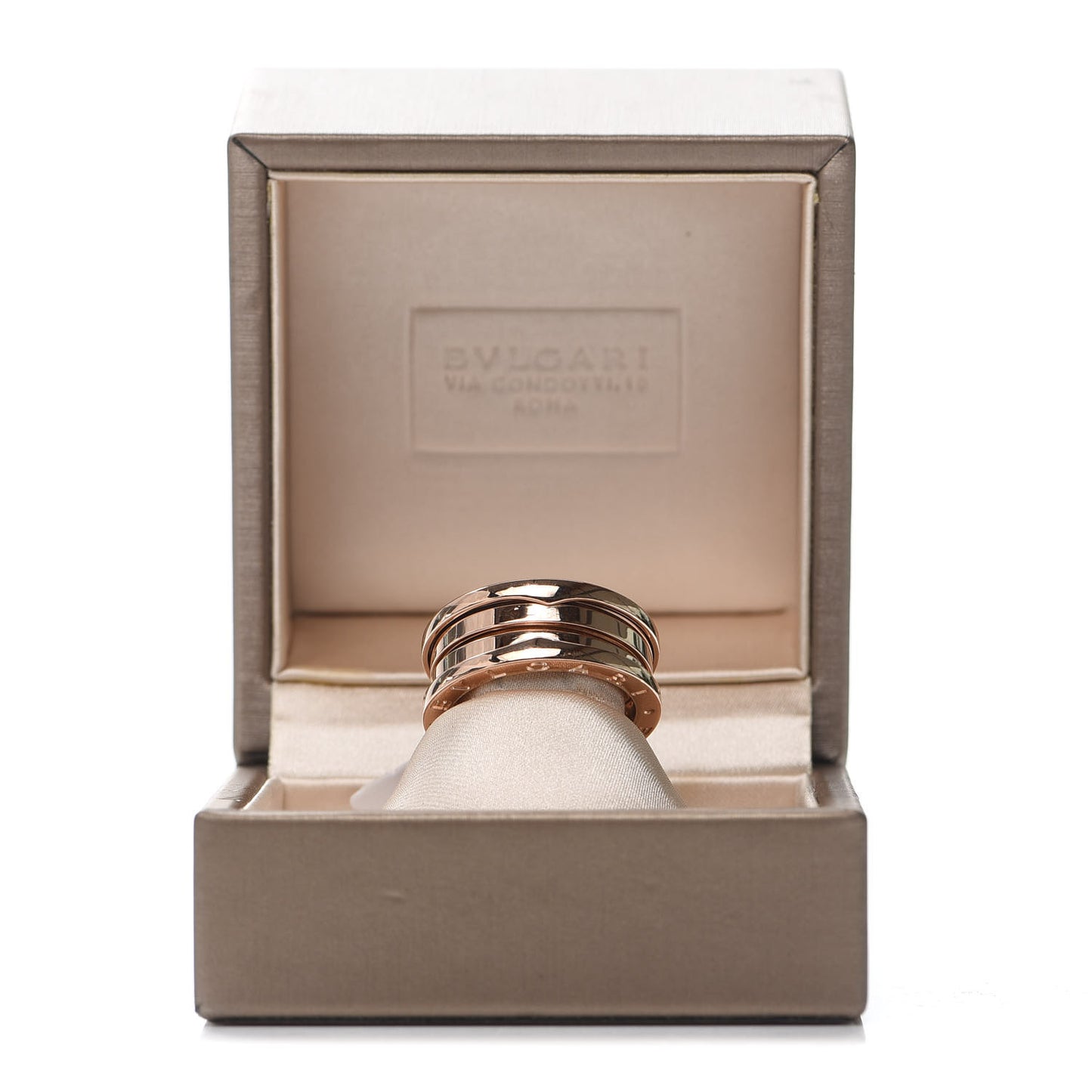 18K Rose Gold B.Zero1 Three-Band Ring 55 7.25