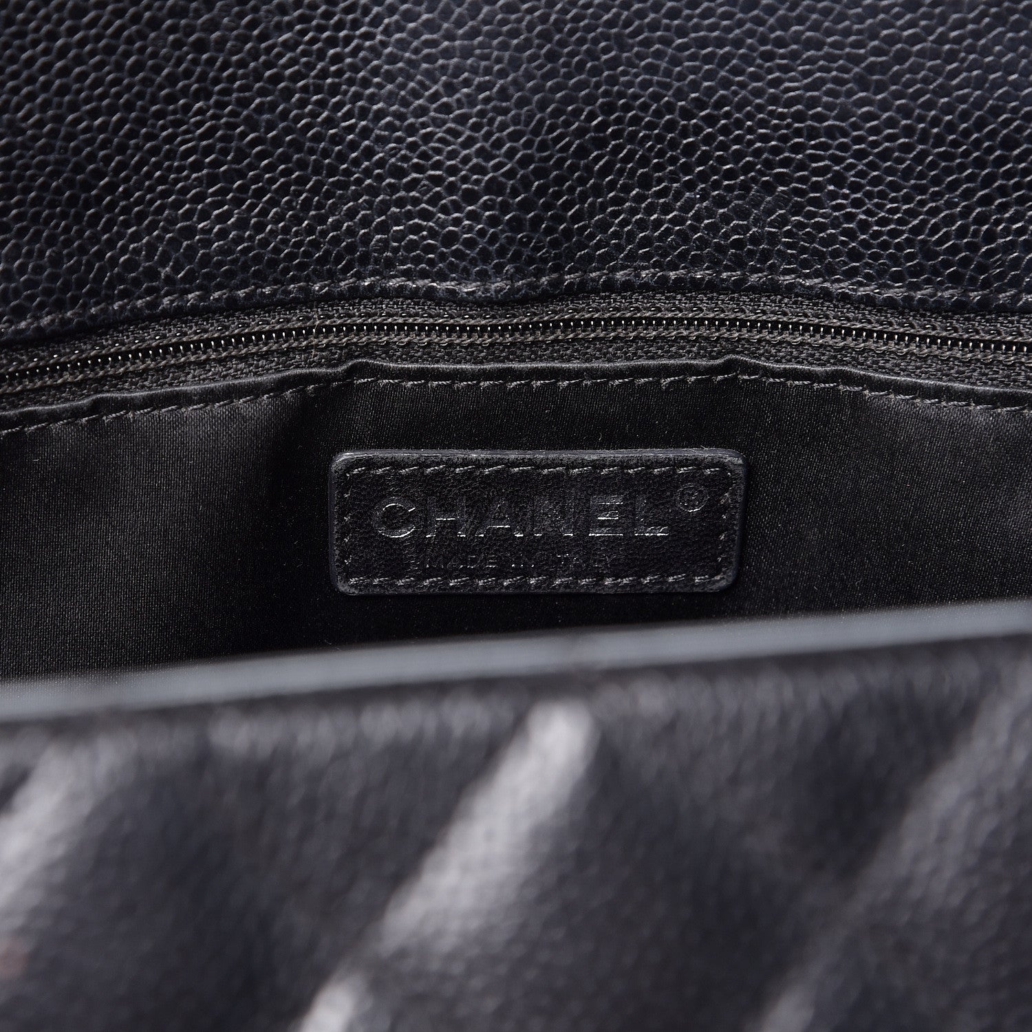 Chanel Caviar Quilted Grand Shopping Tote GST Black 5 of 9