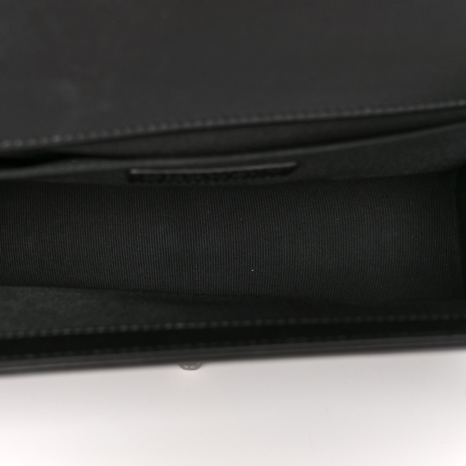 Chanel Calfskin Chevron Quilted Medium Boy Flap Black 5 of 10