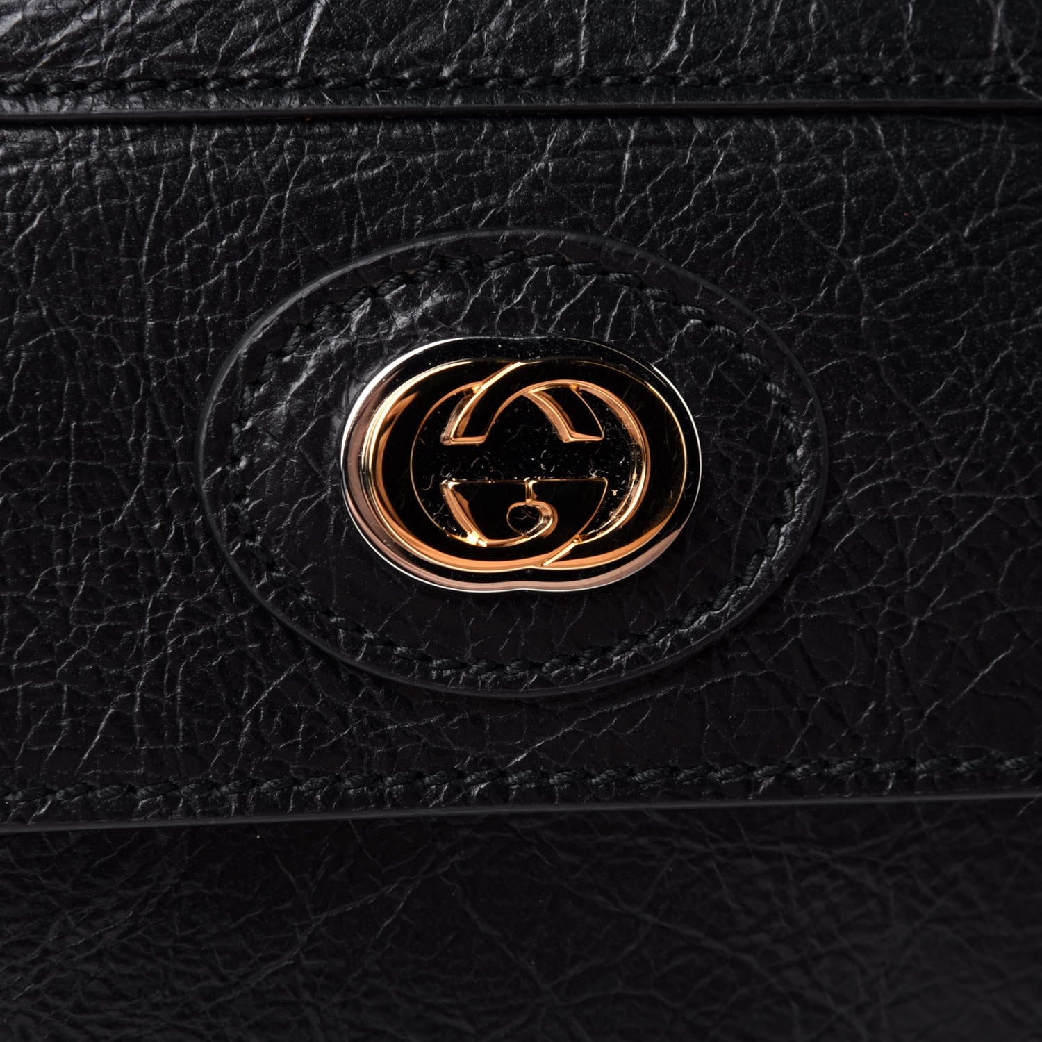 Gucci Fluffy Calfskin Morpheus Messenger Bag Black 11 of 11