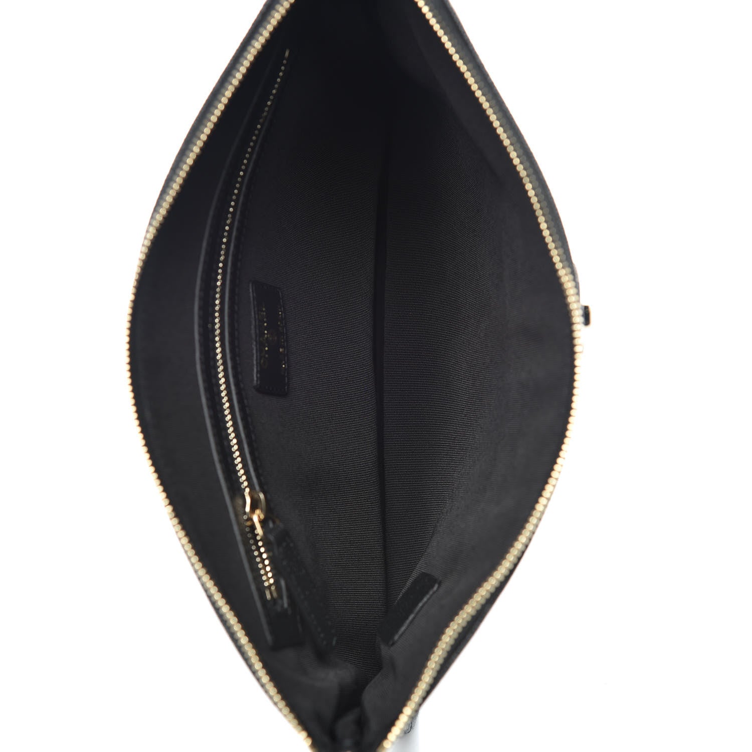 Chanel Caviar Quilted Medium Vintage Mademoiselle Cosmetic Case Black 7 of 10