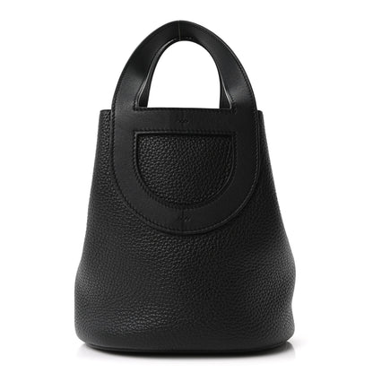 Hermes Taurillon Clemence Swift In-The-Loop 18 Bag Black 1 of 11