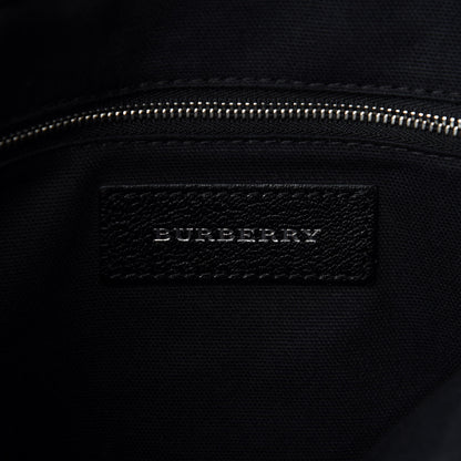 Burberry Goatskin Vintage Check Medium Banner Tote Black 10 of 13