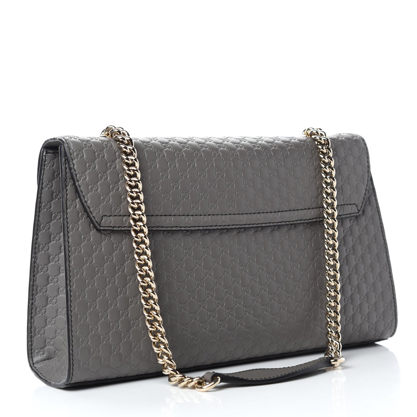 Soft Microguccissima Medium Emily Chain Shoulder Bag Loess