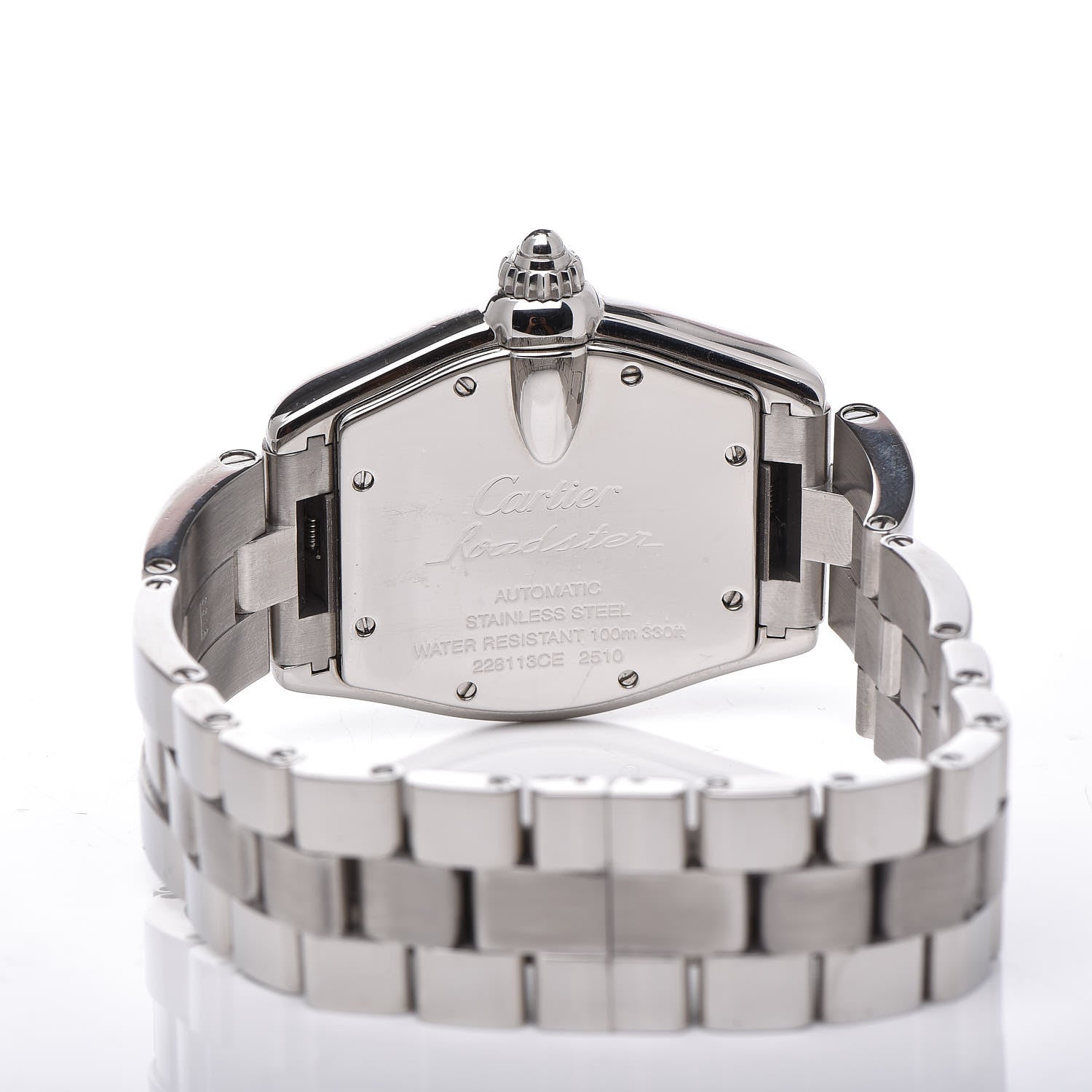 Cartier Stainless Steel 37mm Roadster Automatic Watch 5 of 7