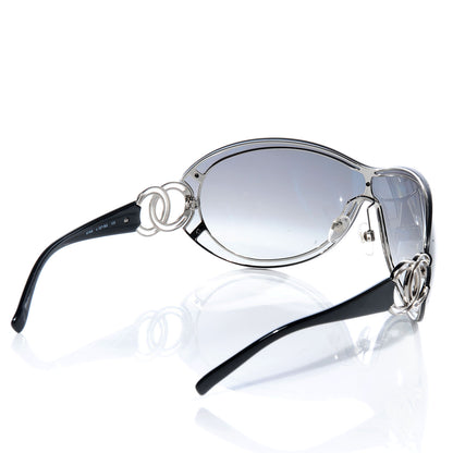 Chanel CC Logo Sunglasses Black 4144 2 of 6